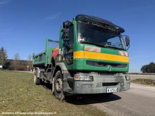 Benne basculante de chantier et de TP Renault 320 Dci