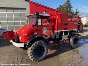 Incendie Mercedes Unimog