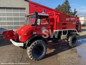 Incendie Mercedes Unimog