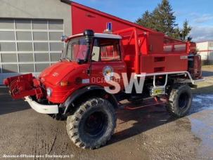 Incendie Mercedes Unimog