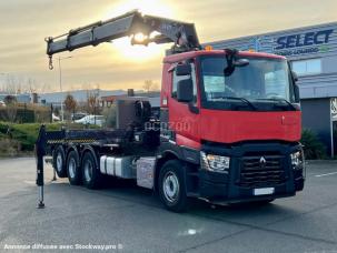 Plateau Renault C 380 TRIDEM PLATEAU GRUE