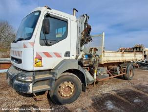 Benne basculante de chantier et de TP Renault Kerax