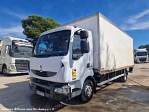 Fourgon avec parois et toit rigide Renault MIDLUM 180 DCI