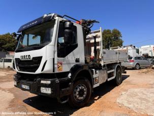 Benne basculante de chantier et de TP Iveco trakker 360