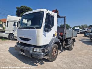 Benne basculante de chantier et de TP Renault MIDLUM 210