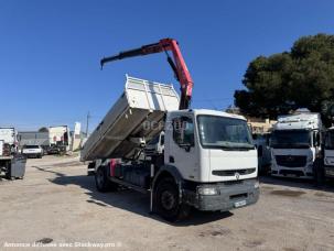 Benne basculante de chantier et de TP Renault DCI 320